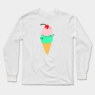 Creamy Cats Cone Long Sleeve T-Shirt